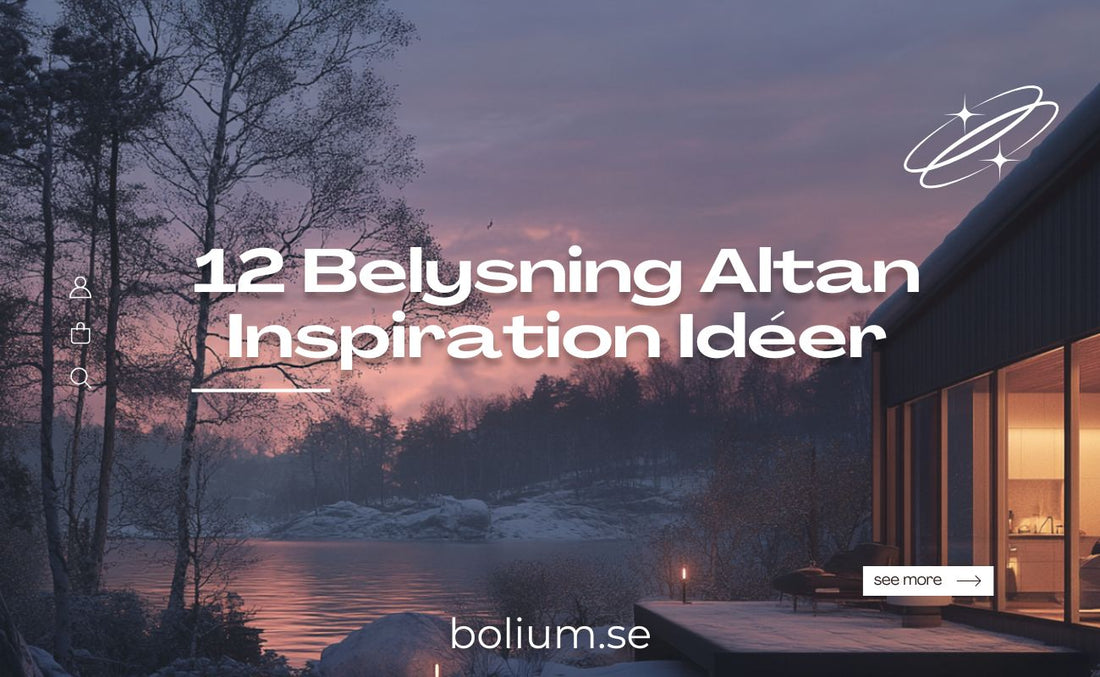 Belysning Altan Inspiration Idéer