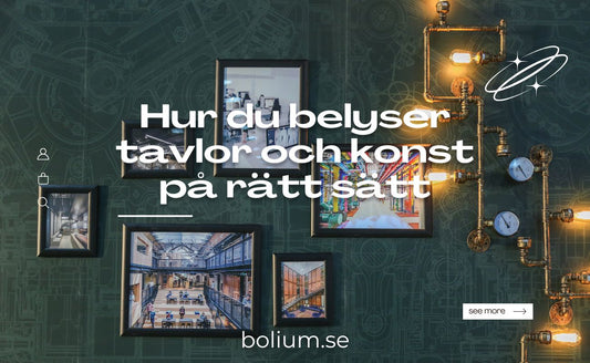 Hur du belyser tavlor och konst på rätt sätt