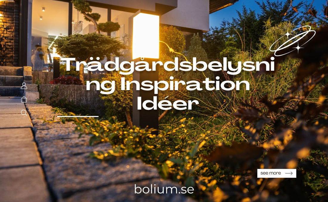Trädgårdsbelysning Inspiration Idéer