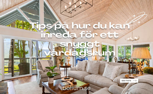 tips på hur du kan inreda för ett snyggt vardagsrum